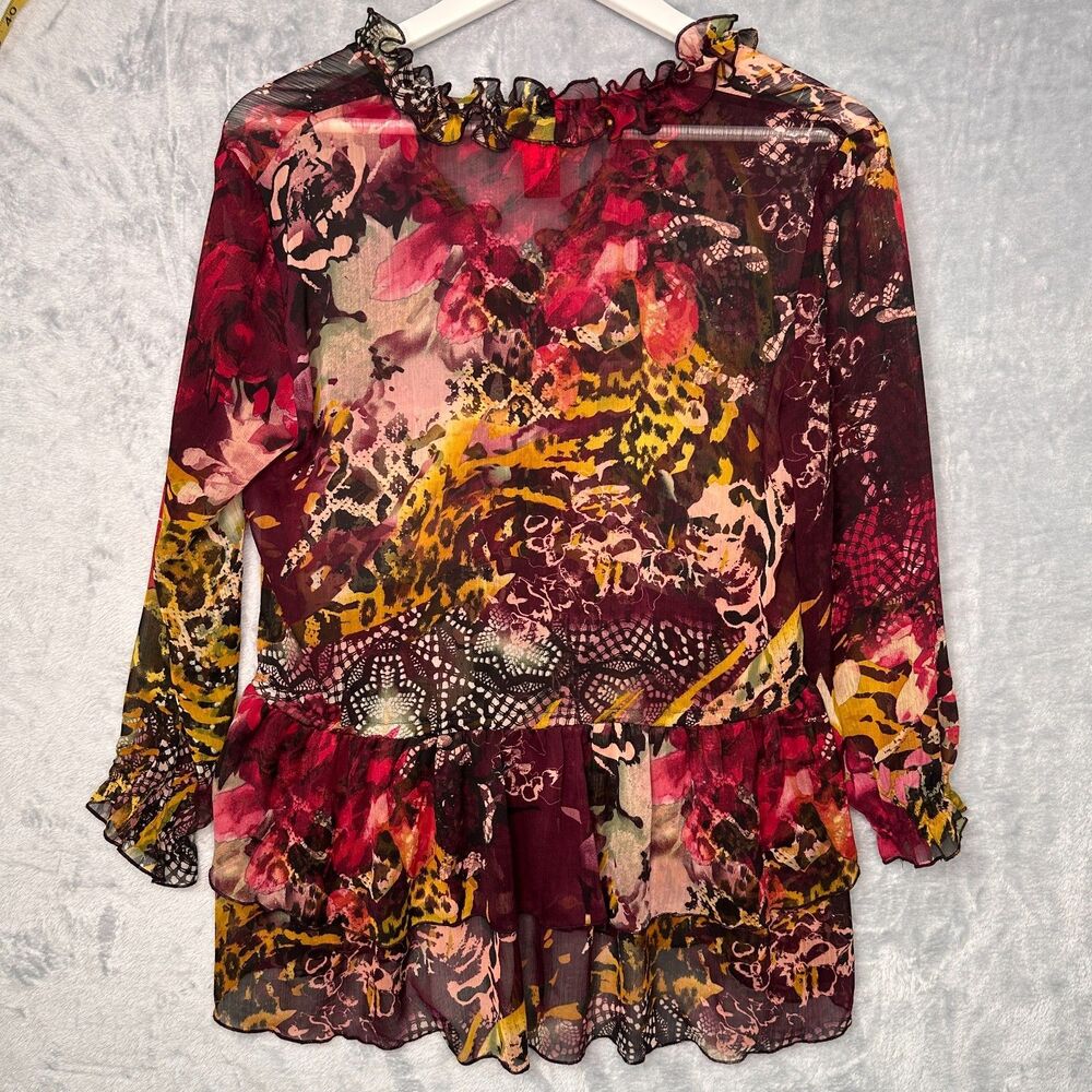 V Christina Romatic Boho Top Medium - Picture 2 of 12
